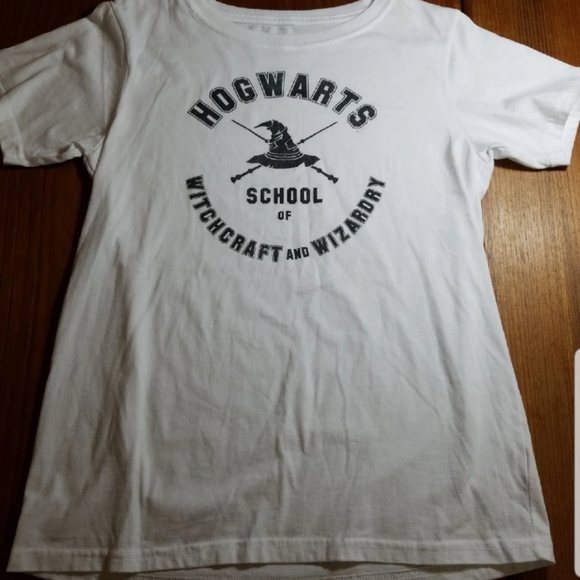 🏰 Harry Potter Hogwarts School Tee | White | M 🪄 - Picture 3 of 7